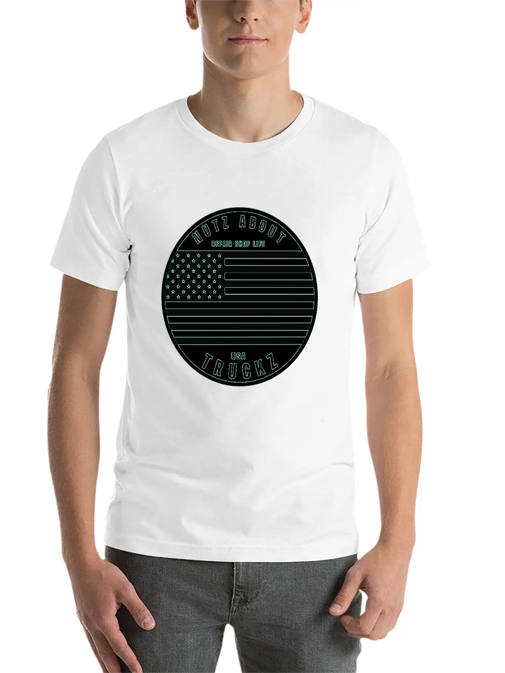 Nutz About USA Truckz Unisex Casual T-Shirt – Clean Design For Daily Comfort