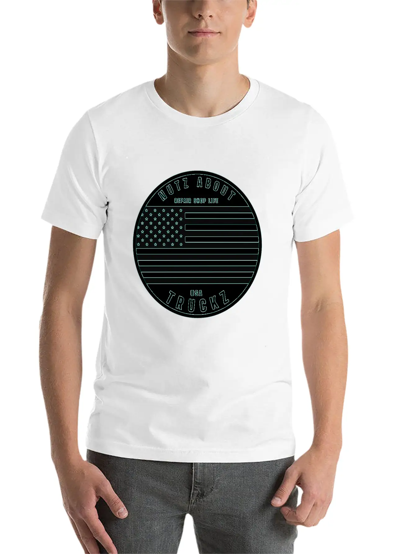 Nutz About USA Truckz Unisex Casual T-Shirt – Clean Design For Daily Comfort