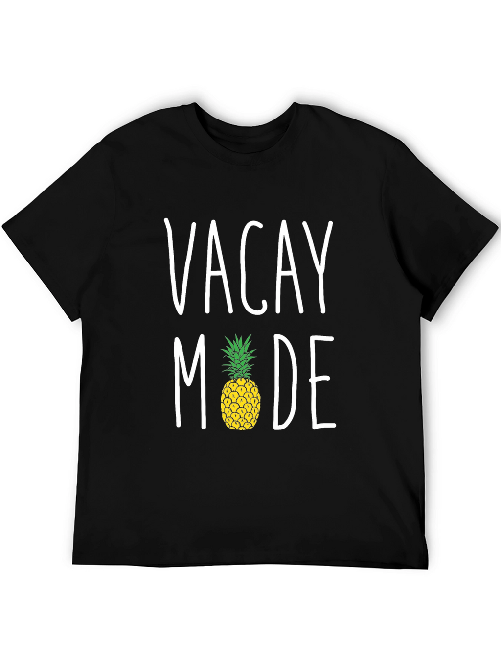 Vacay Mode Pineapple Graphic T-Shirt - Summer Style