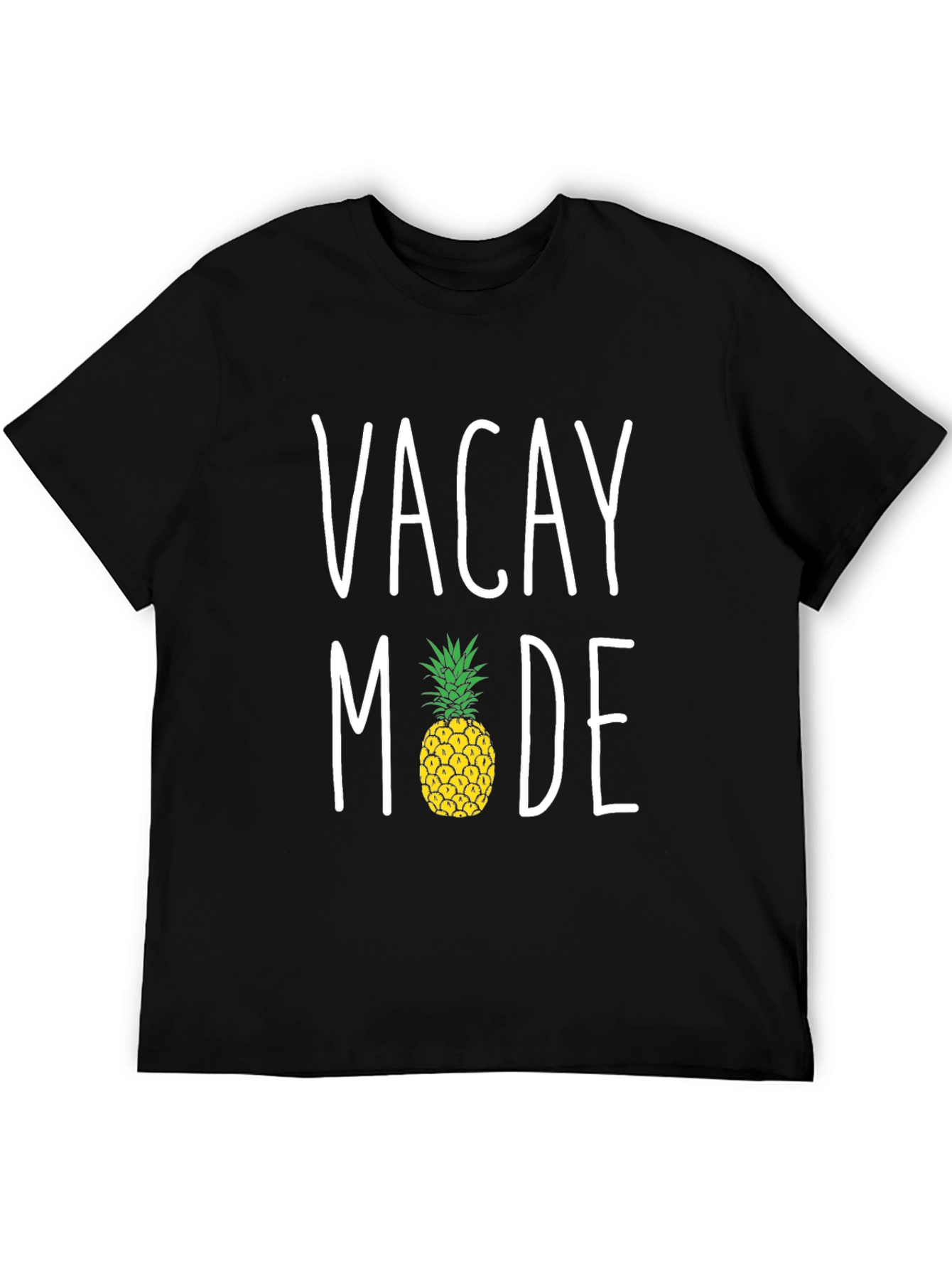 Vacay Mode Pineapple Graphic T-Shirt - Summer Style