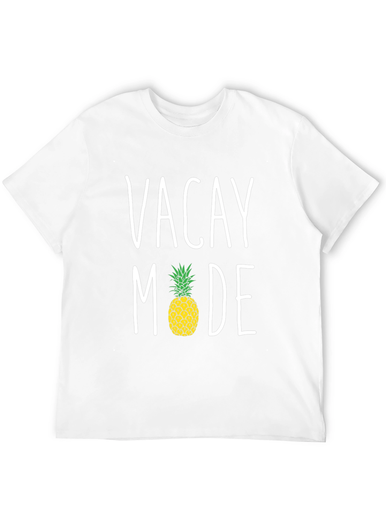 Vacay Mode Pineapple Graphic T-Shirt - Summer Style