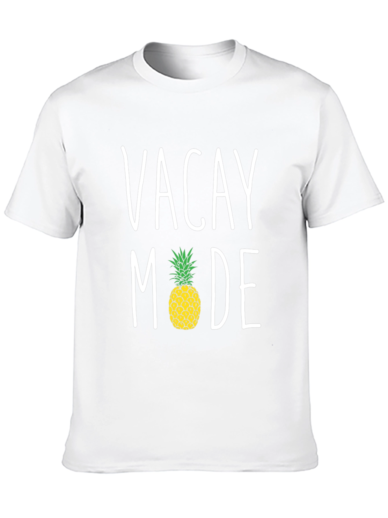 Vacay Mode Pineapple Graphic T-Shirt - Summer Style