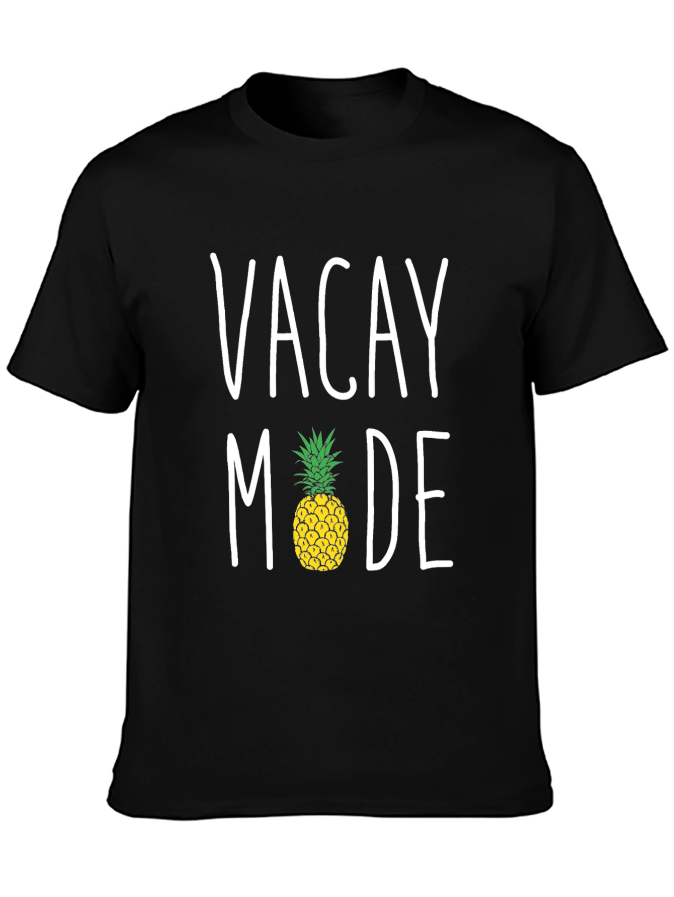 Vacay Mode Pineapple Graphic T-Shirt - Summer Style