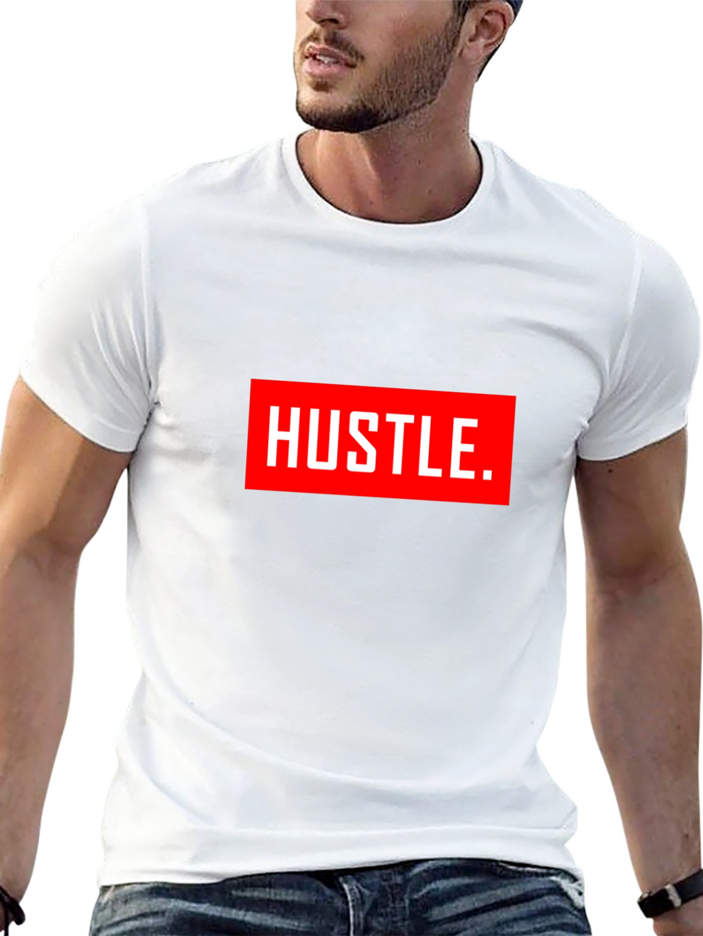 Hustle Graphic Tee - Bold Statement T-Shirt