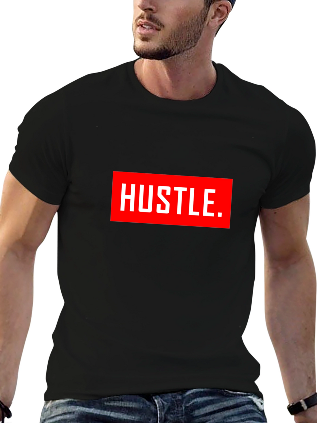Hustle Graphic Tee - Bold Statement T-Shirt