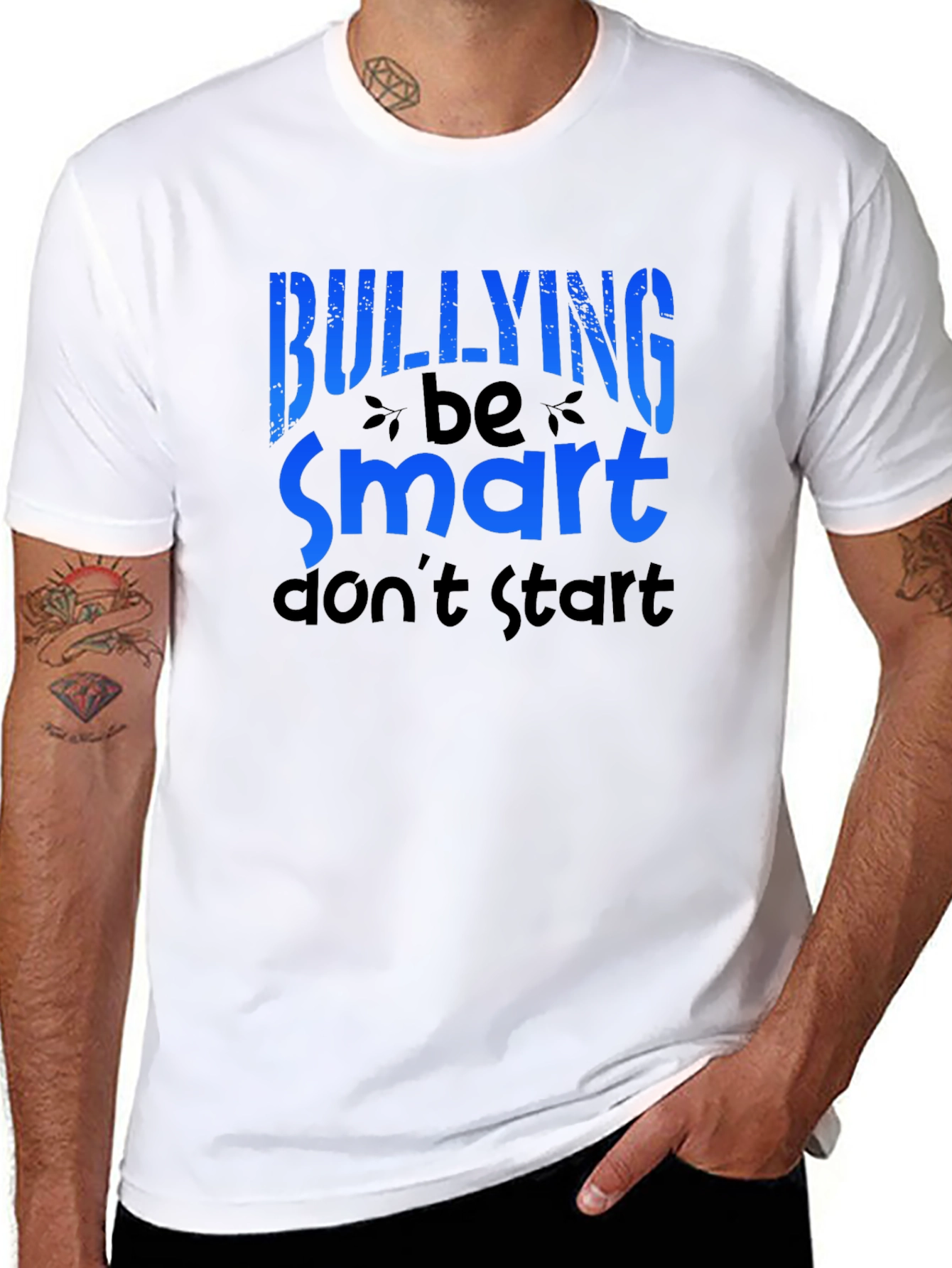 Anti Bullying T-Shirt - Be Smart Dont Start