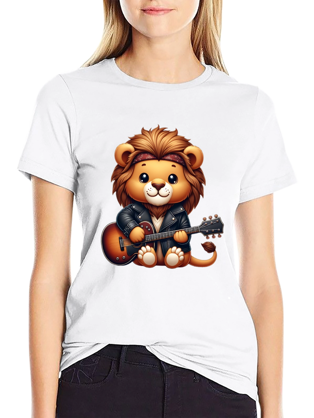 Lion Rockstar Graphic Tee