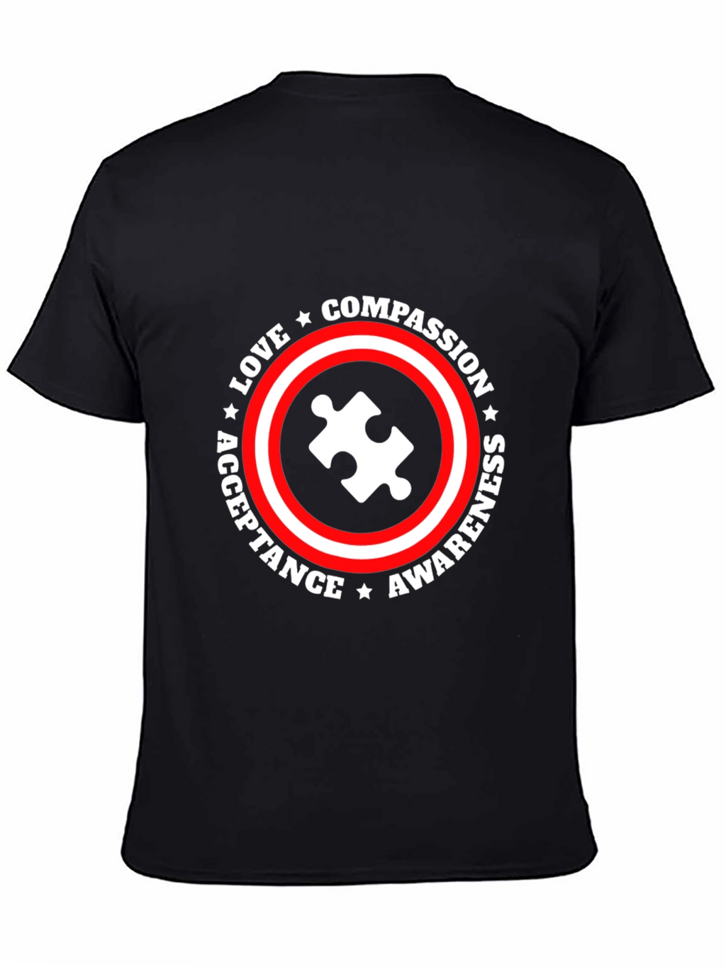 Autism Awareness T-Shirt Compassion Love Acceptance