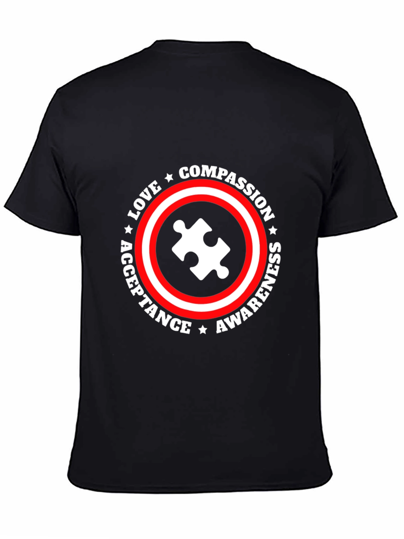 Autism Awareness T-Shirt Compassion Love Acceptance