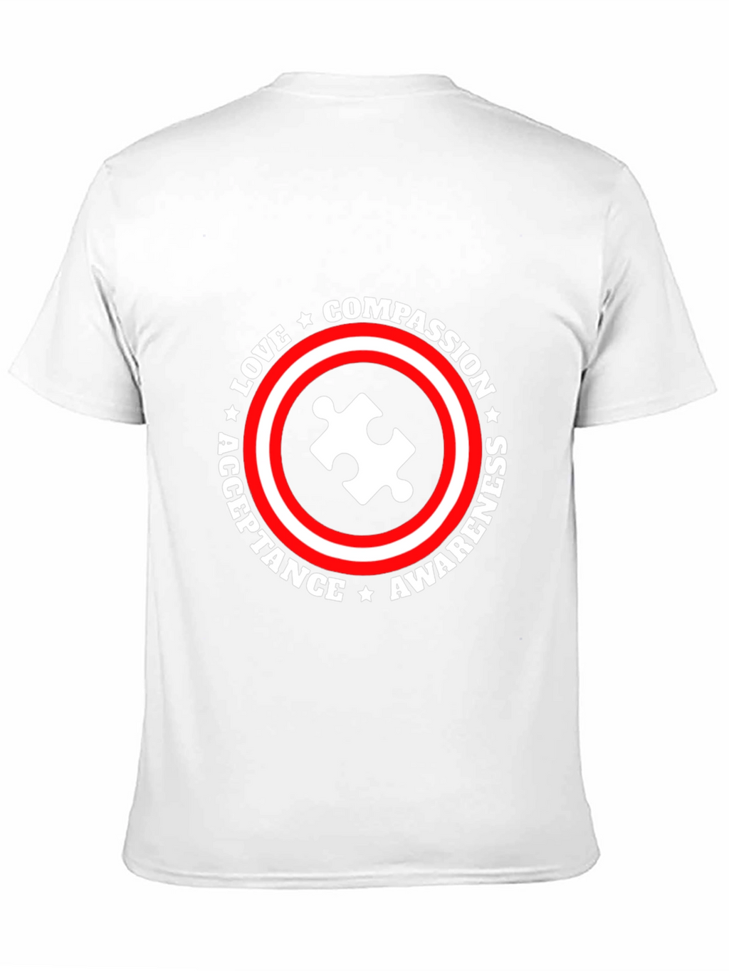 Autism Awareness T-Shirt Compassion Love Acceptance