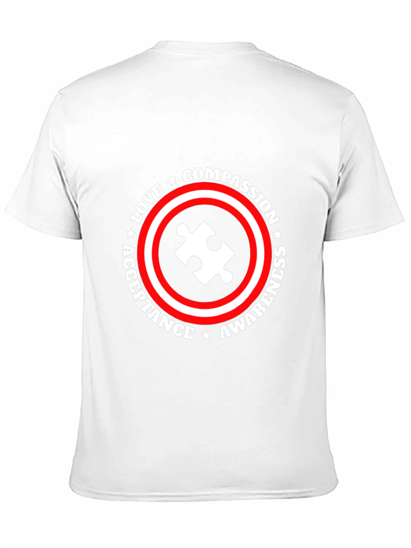 Autism Awareness T-Shirt Compassion Love Acceptance