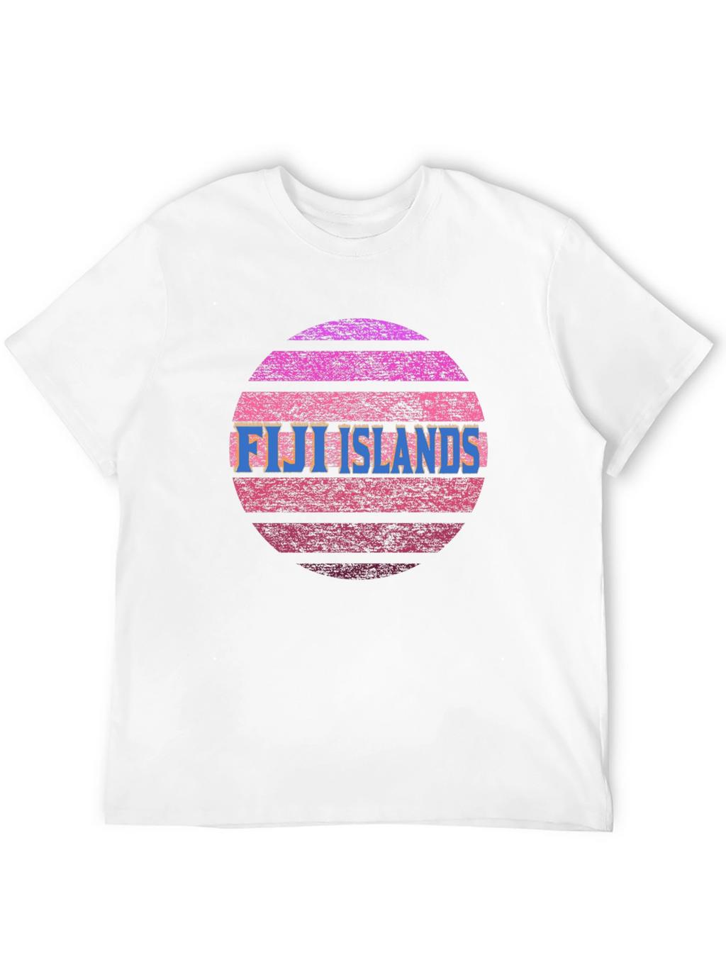 Fiji Islands Sunset Graphic Tee - Retro Style