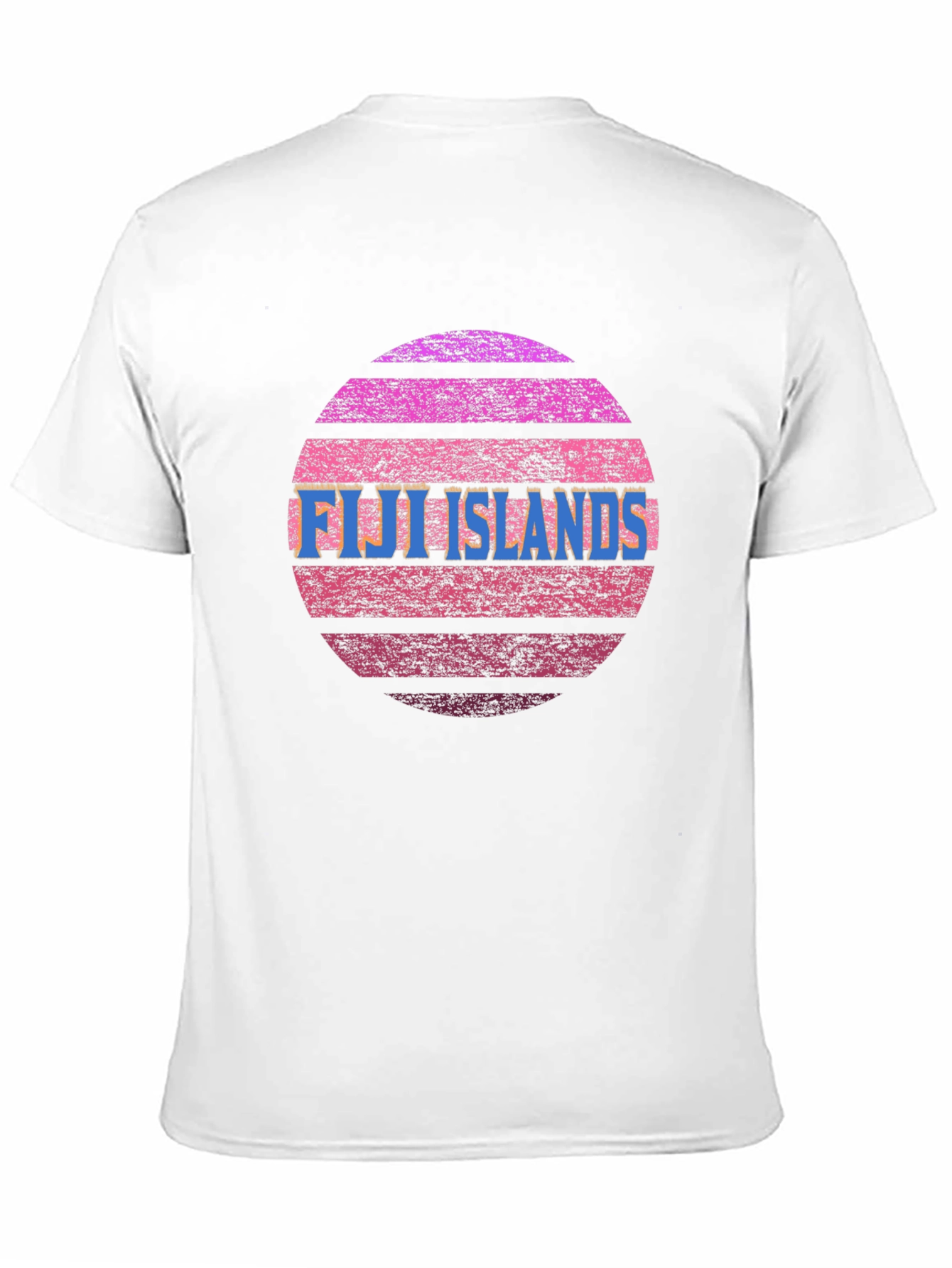 Fiji Islands Sunset Graphic Tee - Retro Style