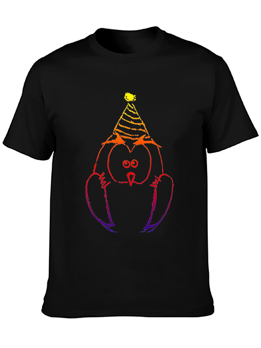 Party Owl Black T-Shirt - Fun & Unique Design