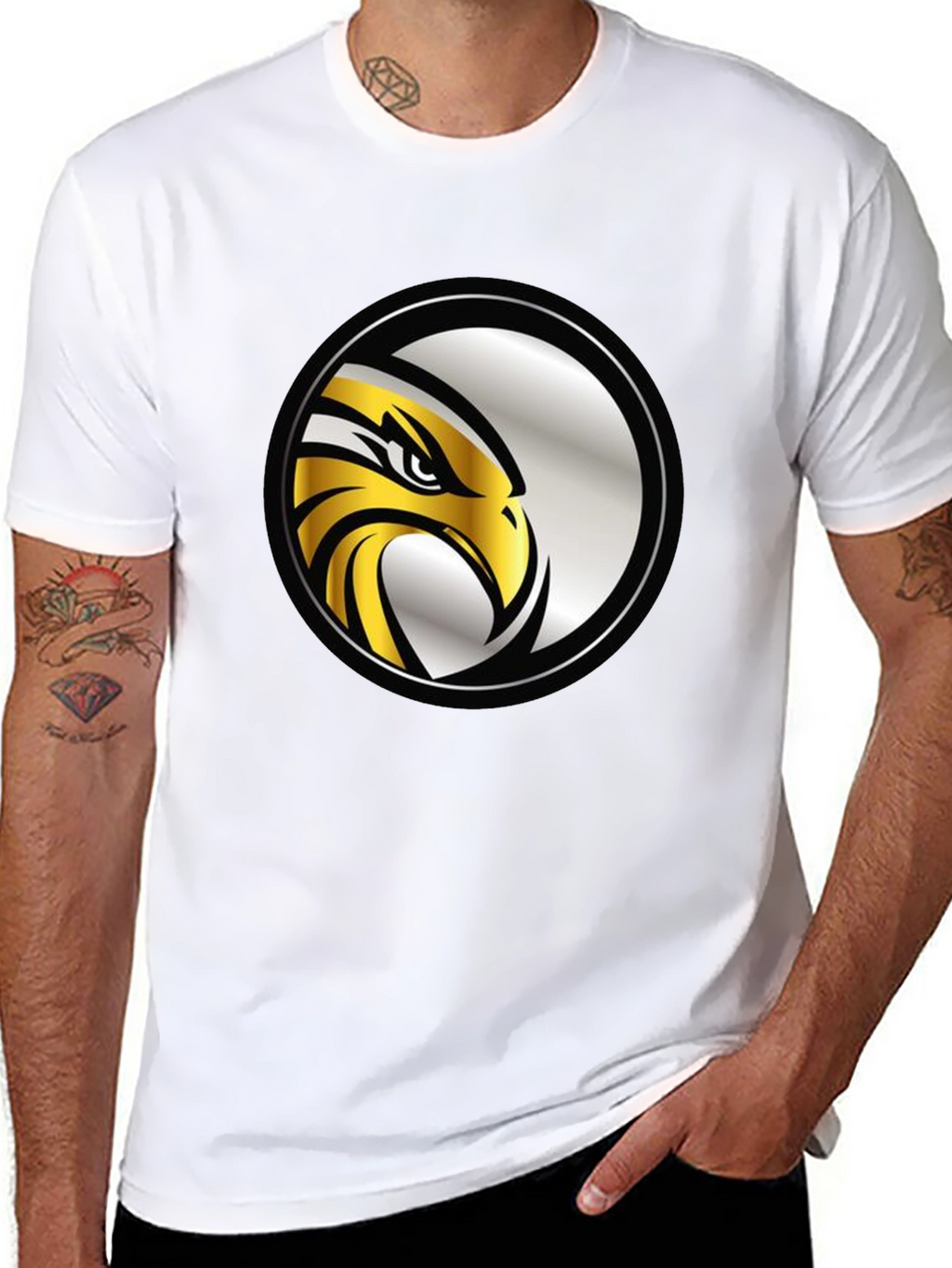 Eagle Emblem Black T-Shirt