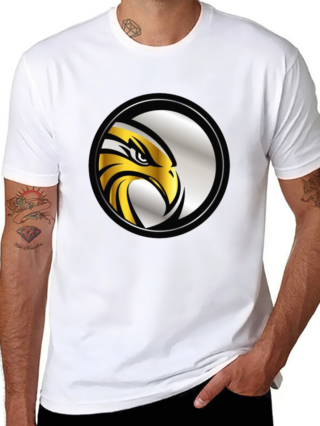 Eagle Emblem Black T-Shirt