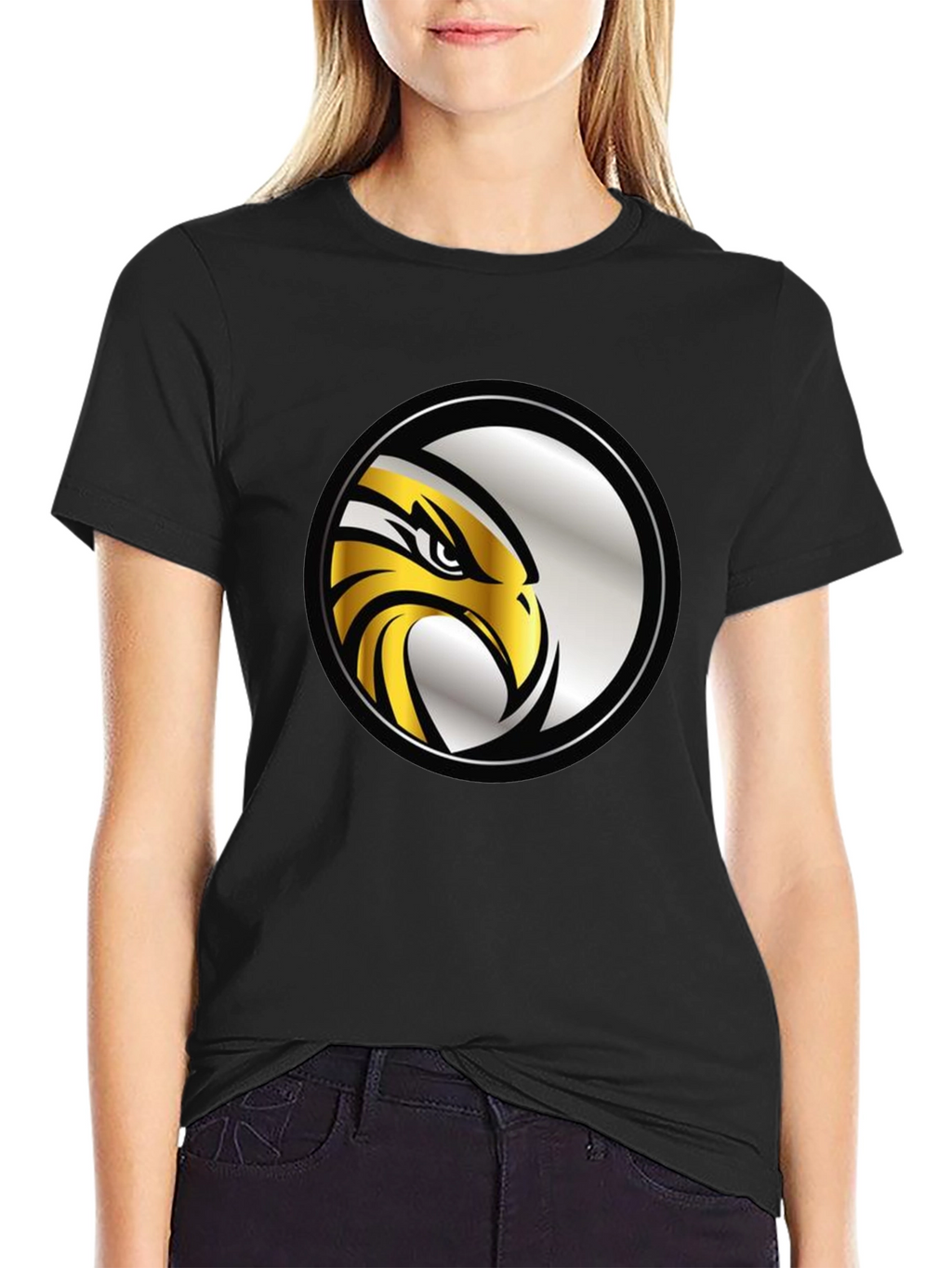 Eagle Emblem Black T-Shirt