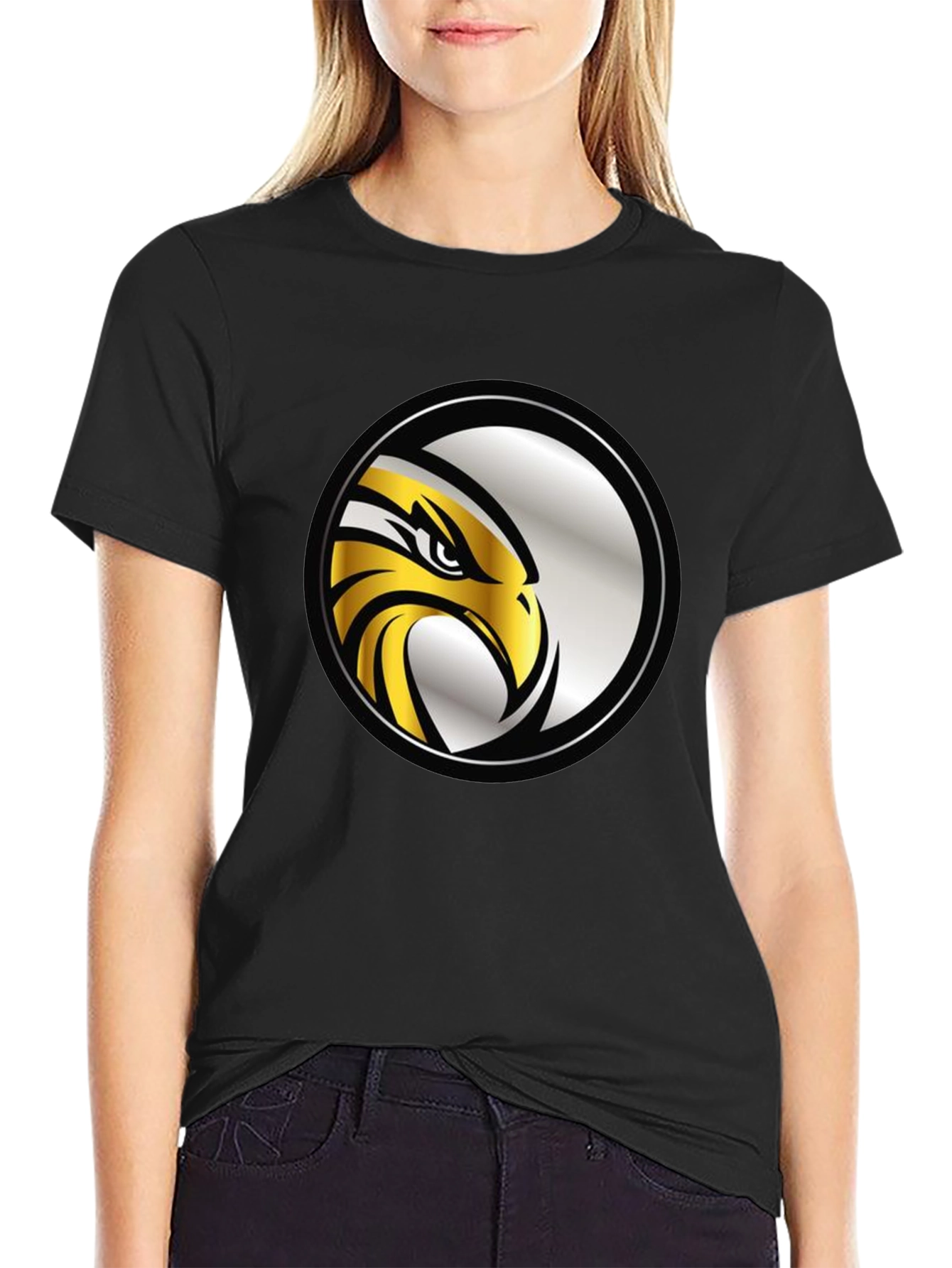 Eagle Emblem Black T-Shirt