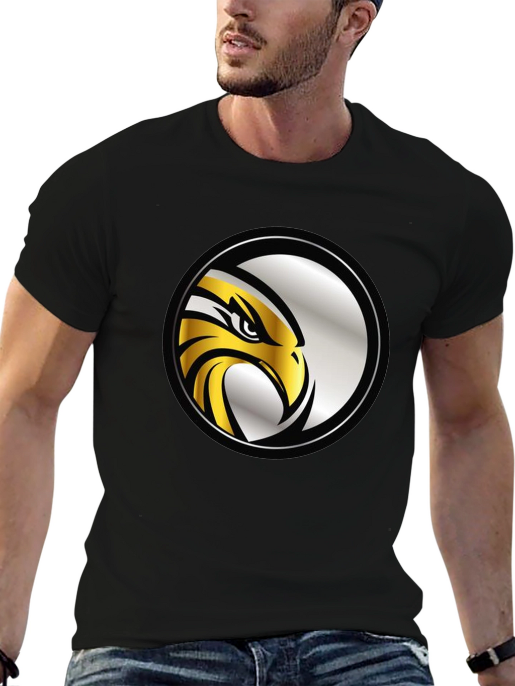 Eagle Emblem Black T-Shirt