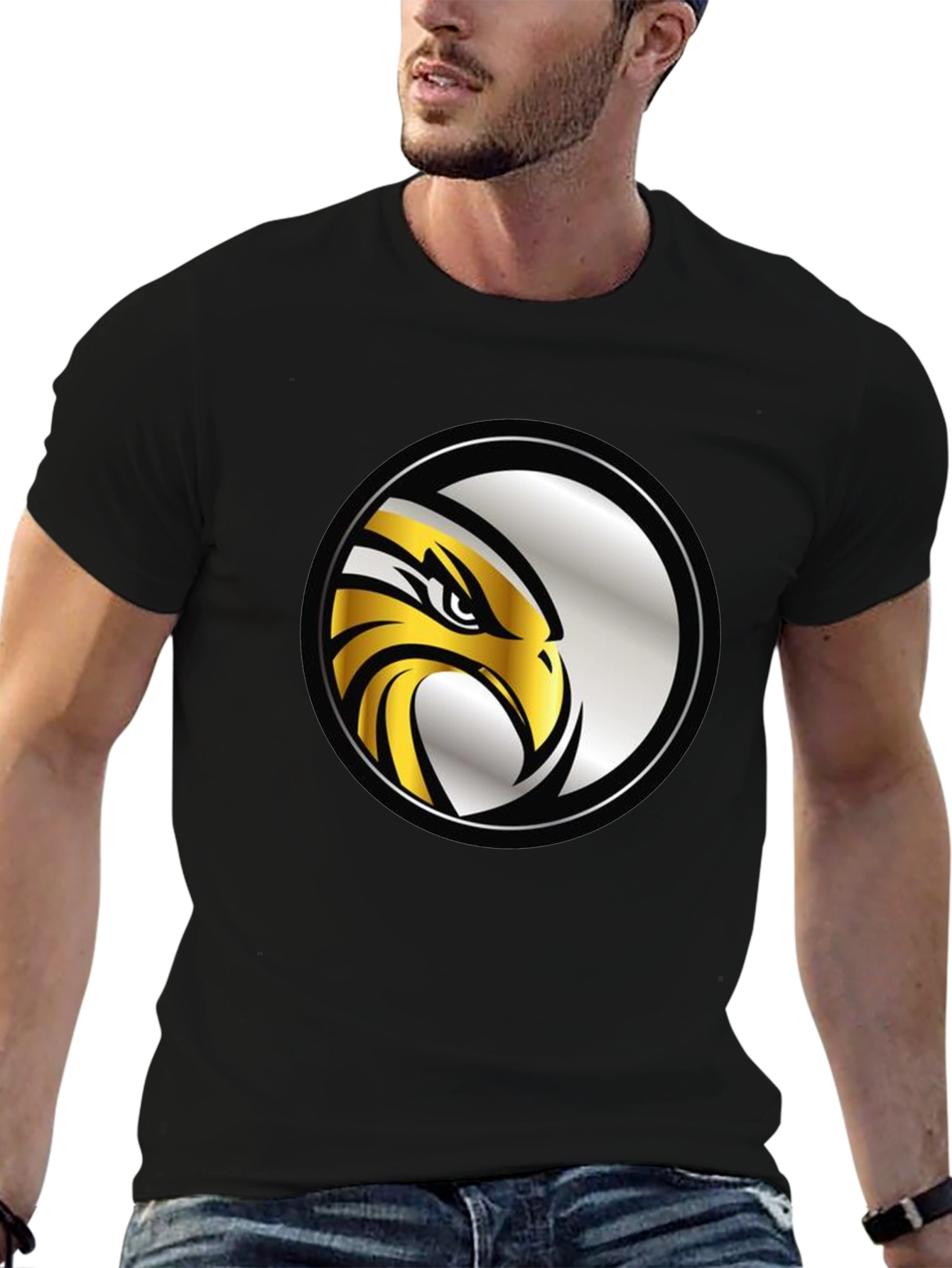 Eagle Emblem Black T-Shirt