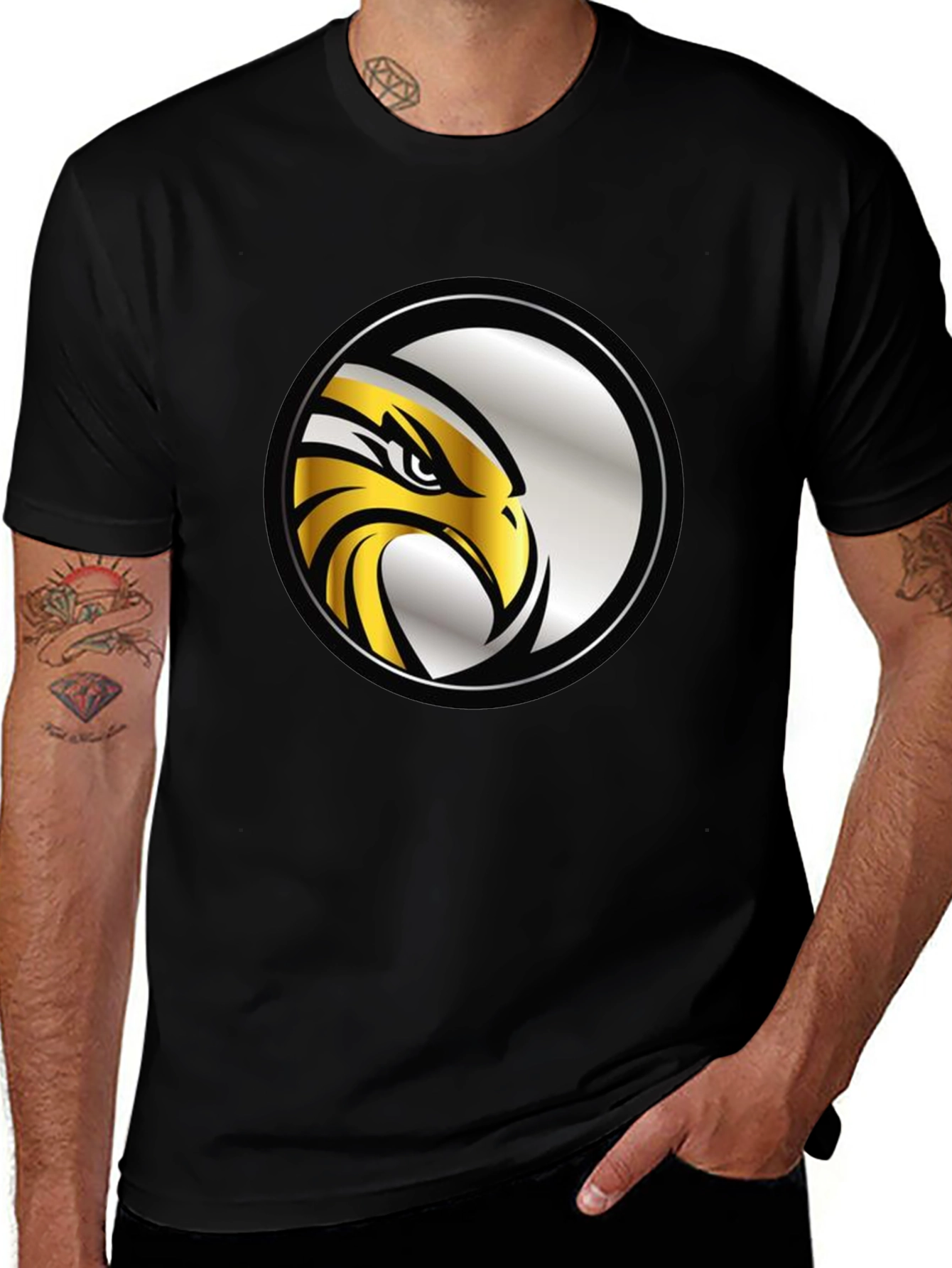 Eagle Emblem Black T-Shirt