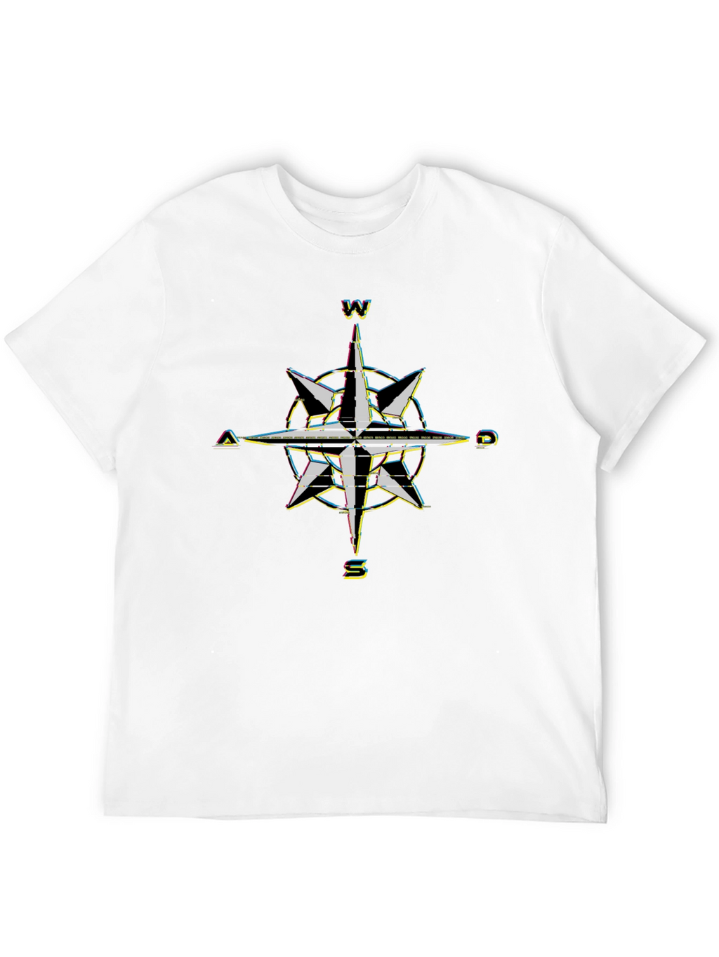 Compass Rose Graphic Tee - Black T-Shirt