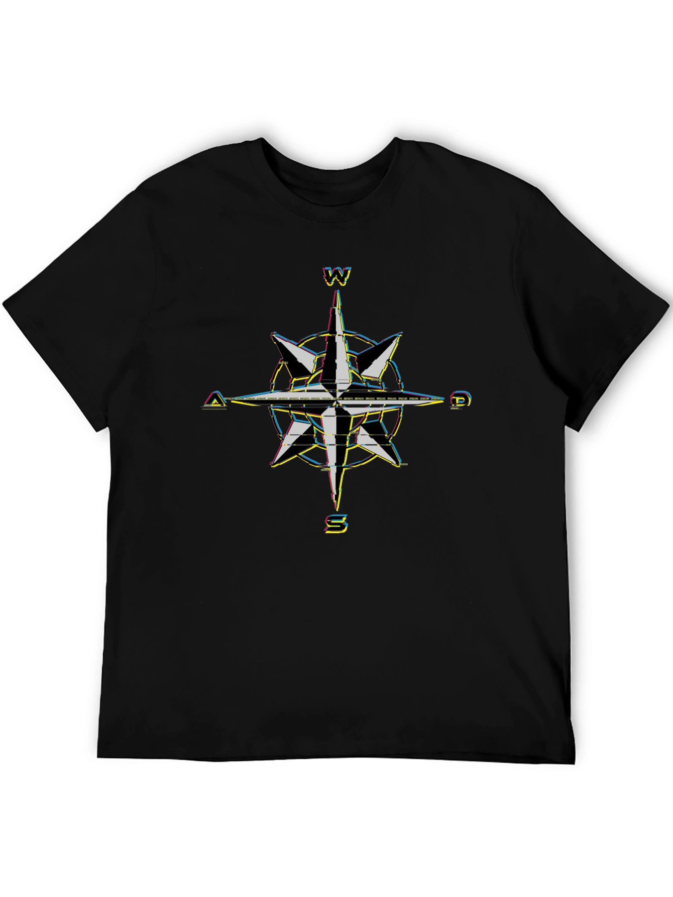 Compass Rose Graphic Tee - Black T-Shirt