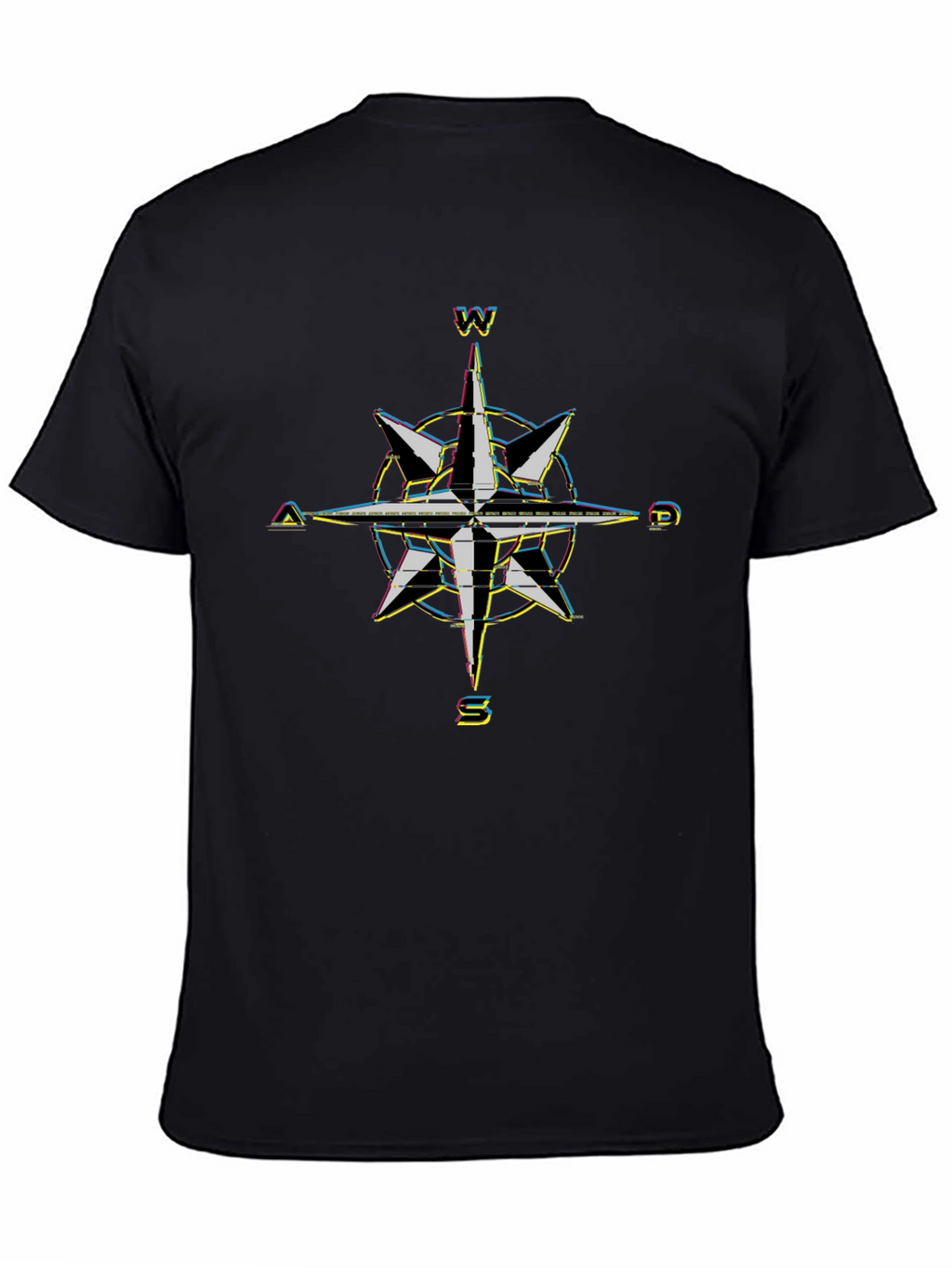 Compass Rose Graphic Tee - Black T-Shirt