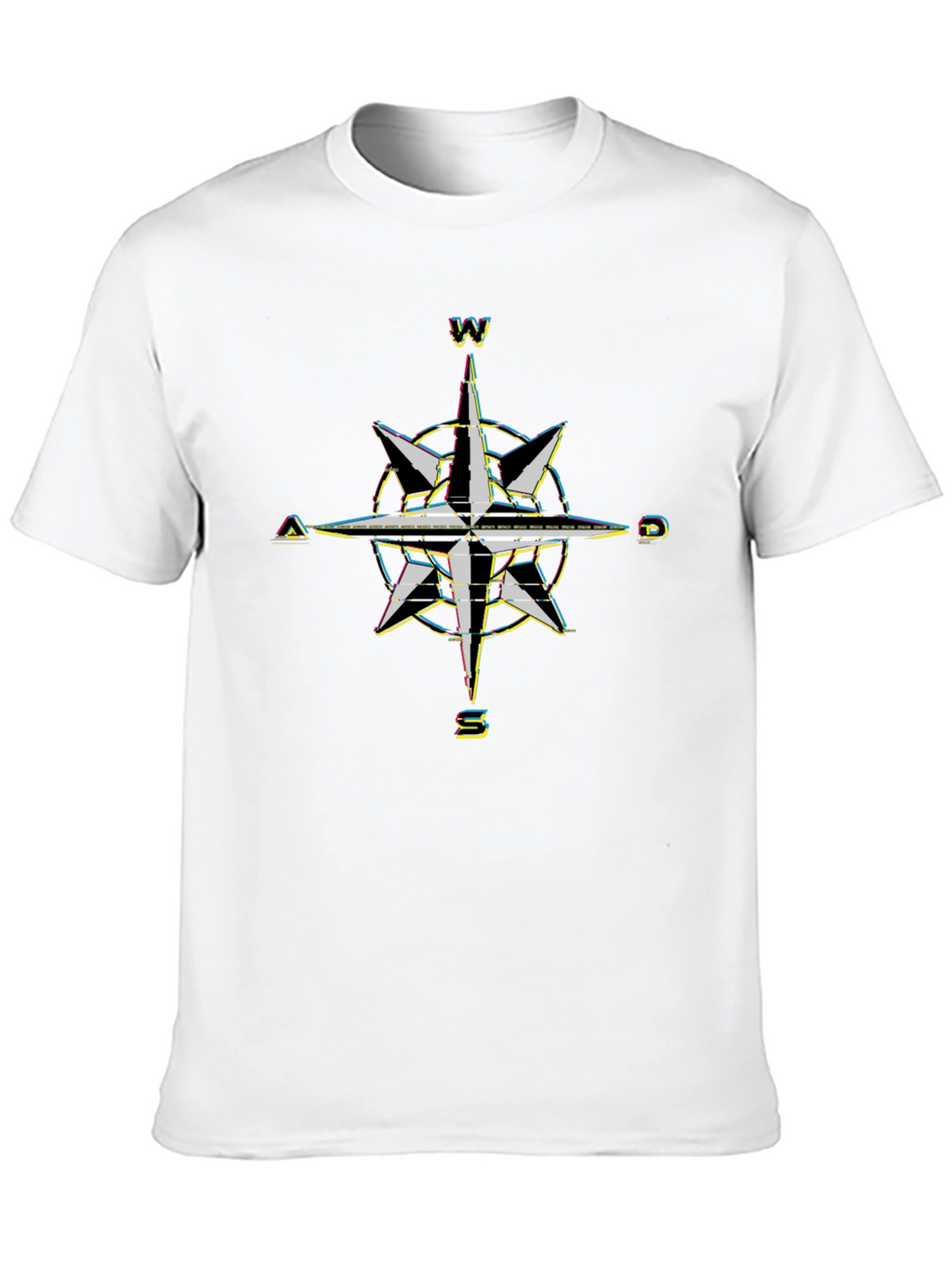 Compass Rose Graphic Tee - Black T-Shirt