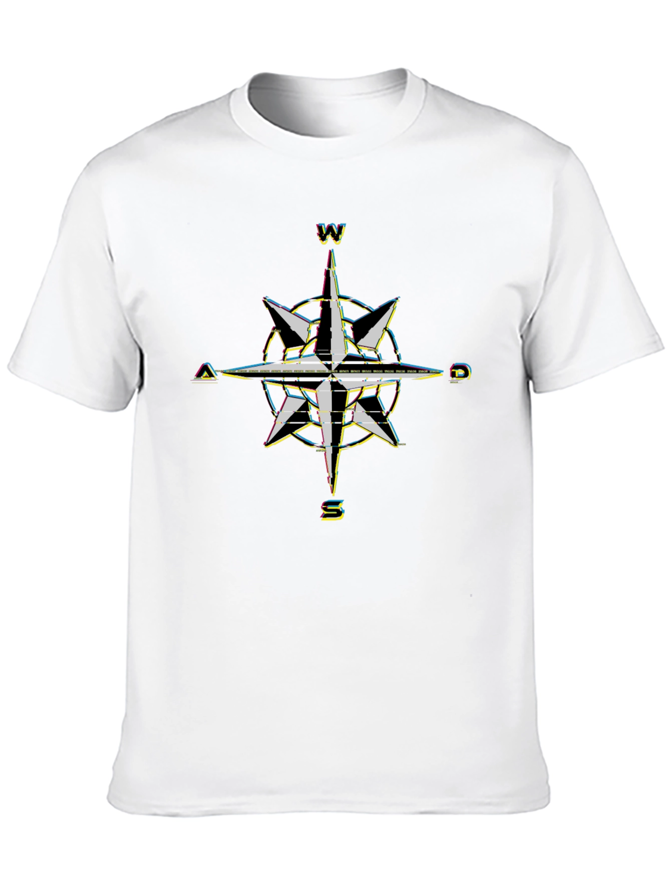 Compass Rose Graphic Tee - Black T-Shirt