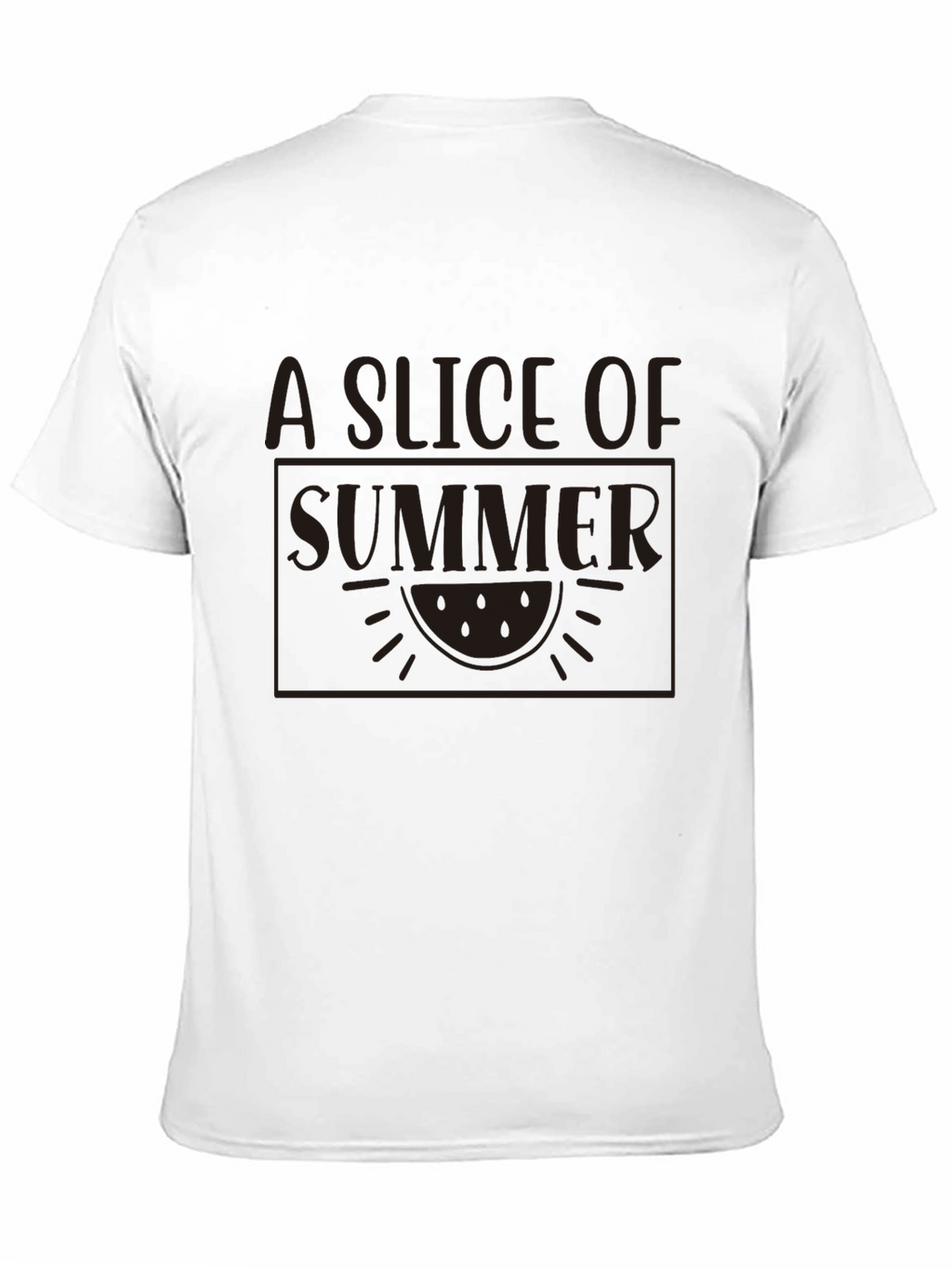 A Slice of Summer Black Graphic Tee