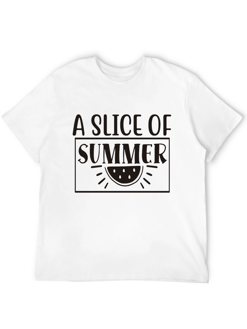 A Slice of Summer Black Graphic Tee