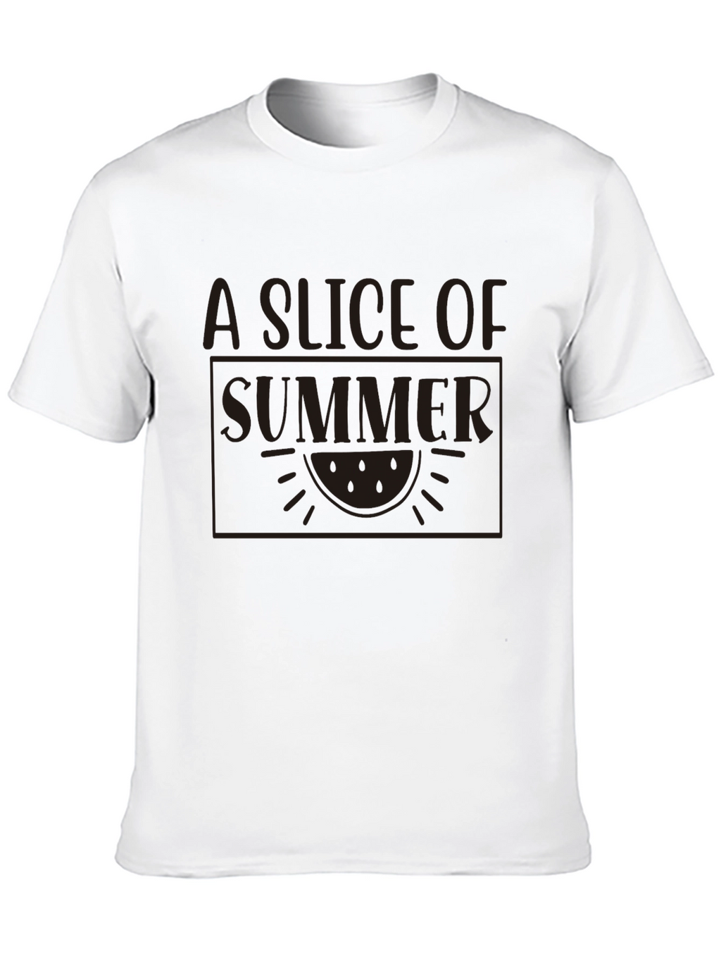 A Slice of Summer Black Graphic Tee