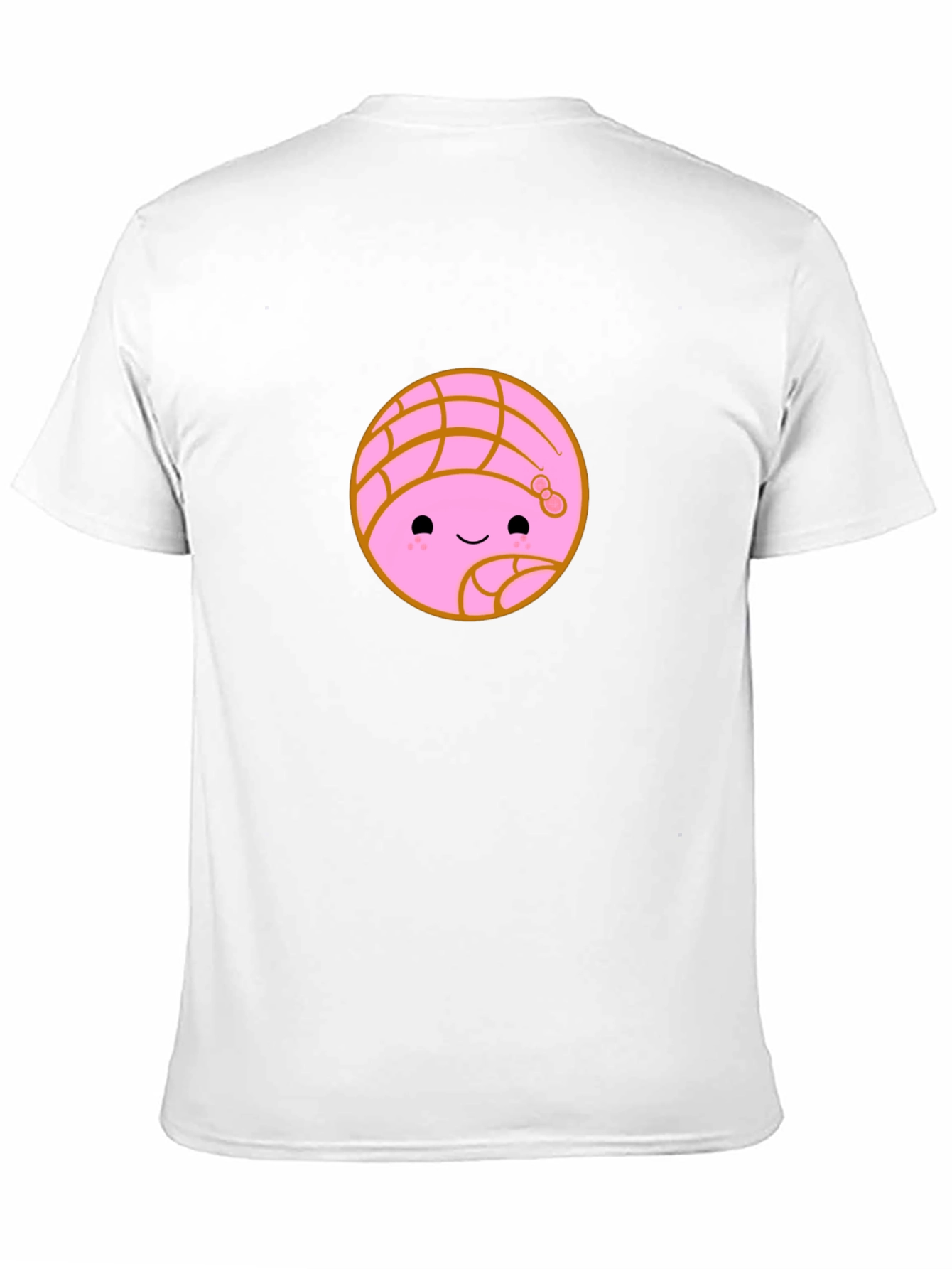 Kawaii Concha Bread Graphic Tee - Cute Mexican Pastry Shirt