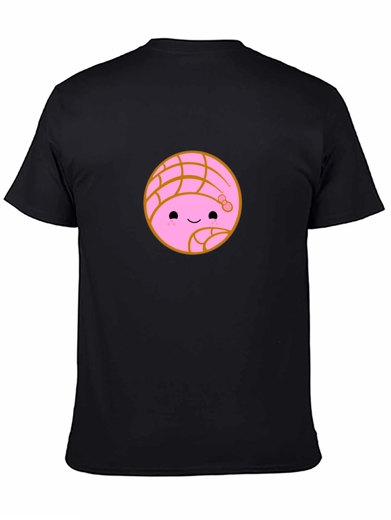 Kawaii Concha Bread Graphic Tee - Cute Mexican Pastry Shirt