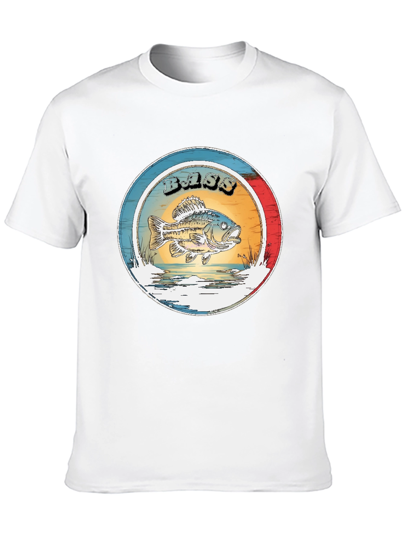 Vintage Bass Fishing Graphic T-Shirt