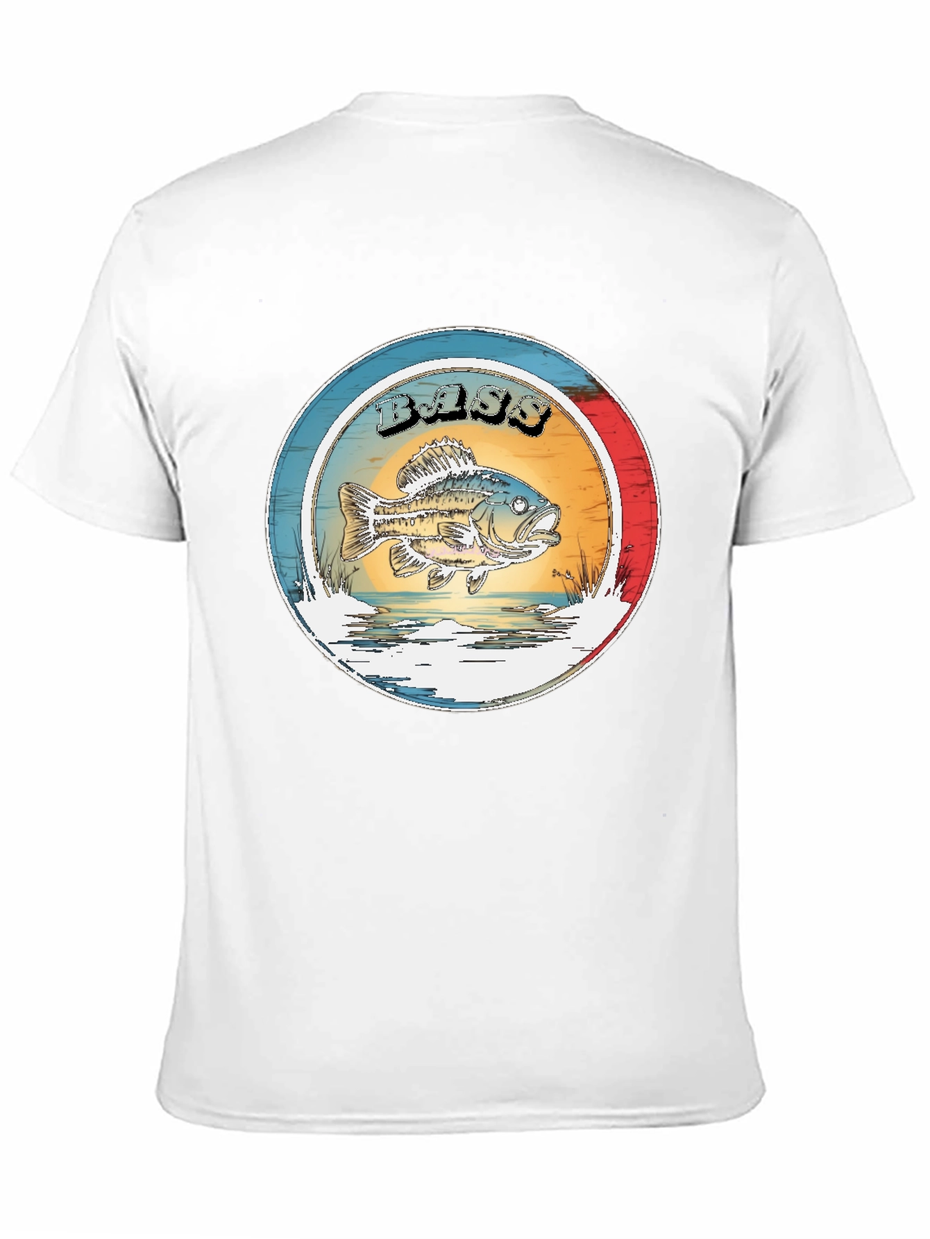 Vintage Bass Fishing Graphic T-Shirt