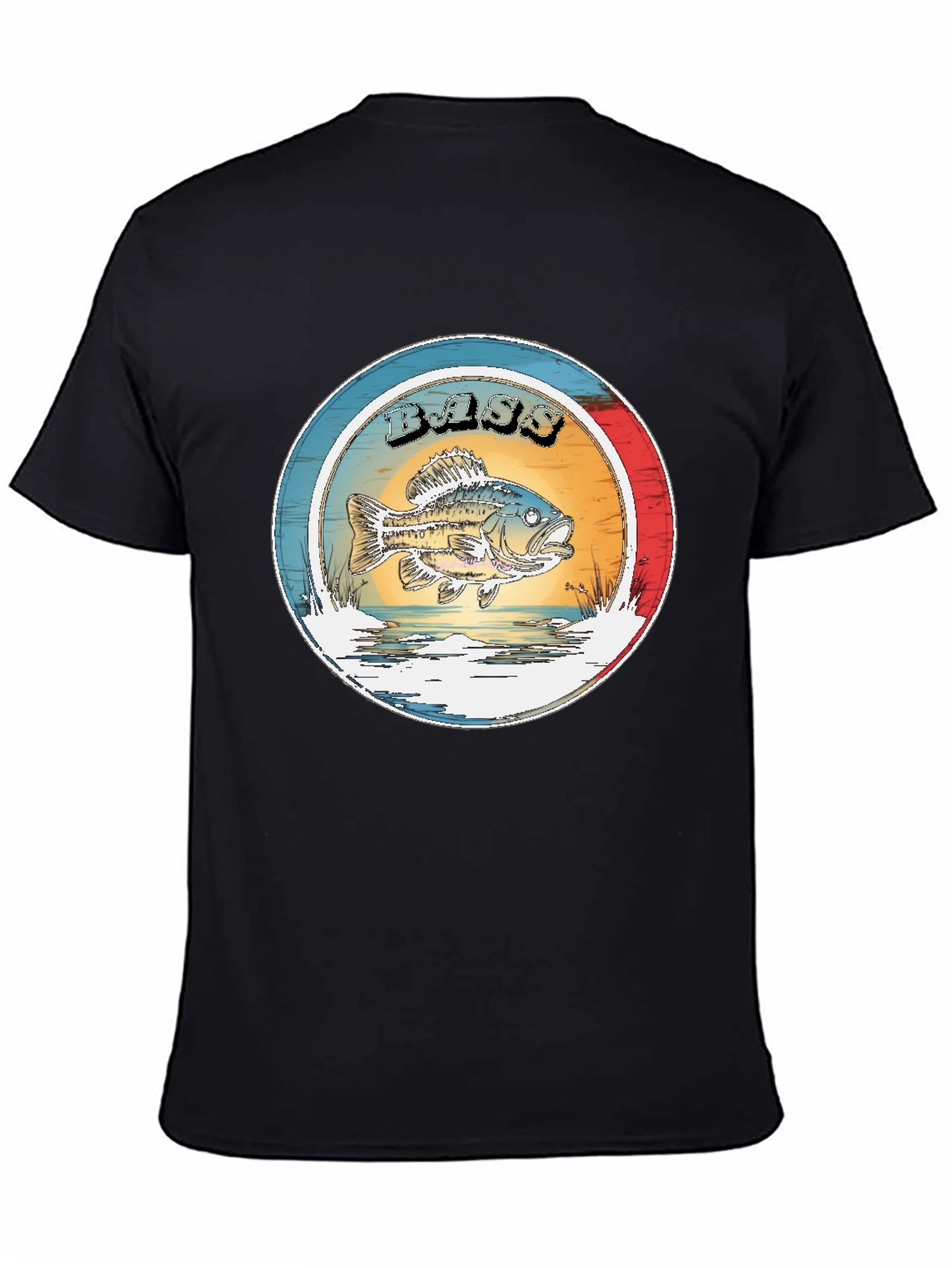 Vintage Bass Fishing Graphic T-Shirt