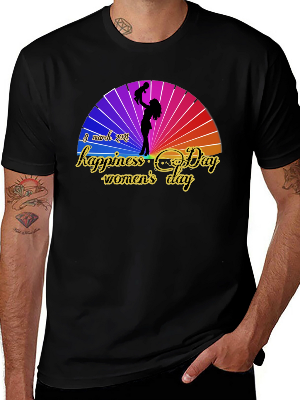 Womens Day T-shirt - Happiness Day