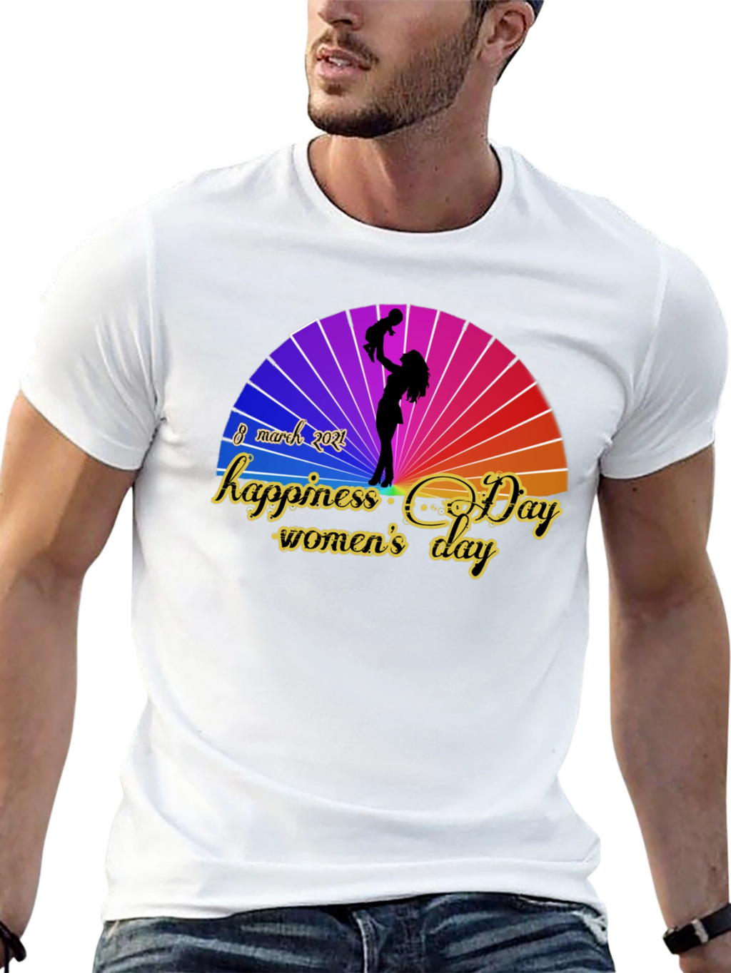 Womens Day T-shirt - Happiness Day