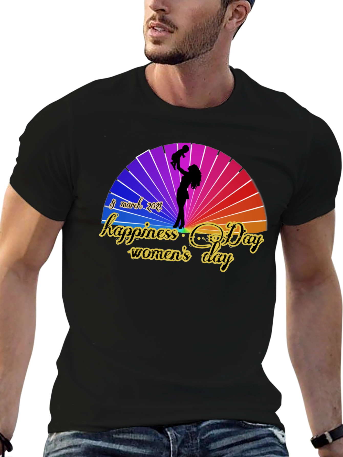 Womens Day T-shirt - Happiness Day