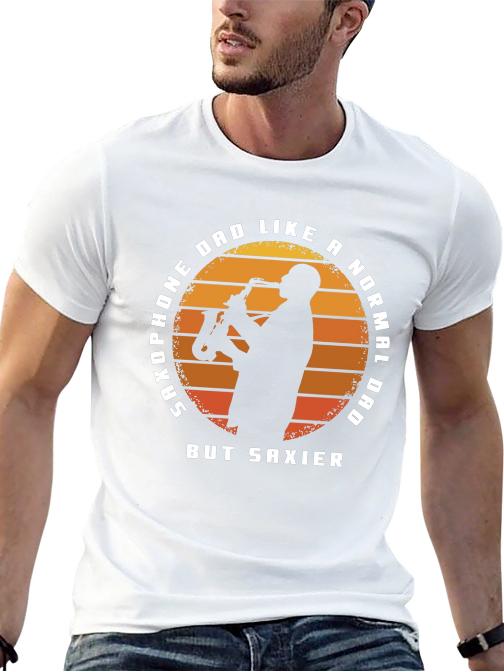 Saxophone Dad T-Shirt - Saxier Than Normal!