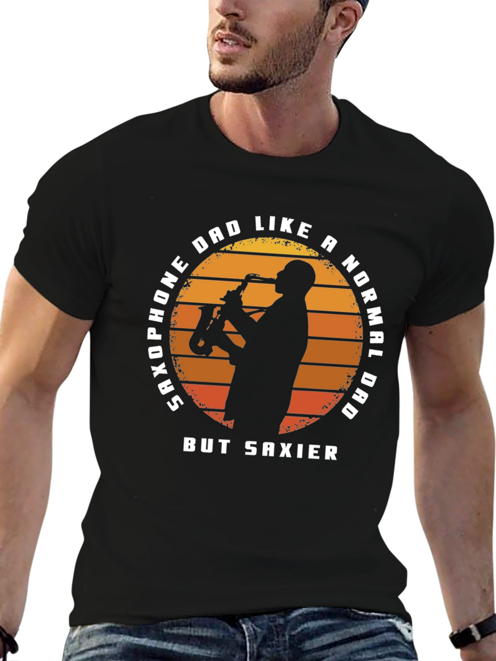 Saxophone Dad T-Shirt - Saxier Than Normal!