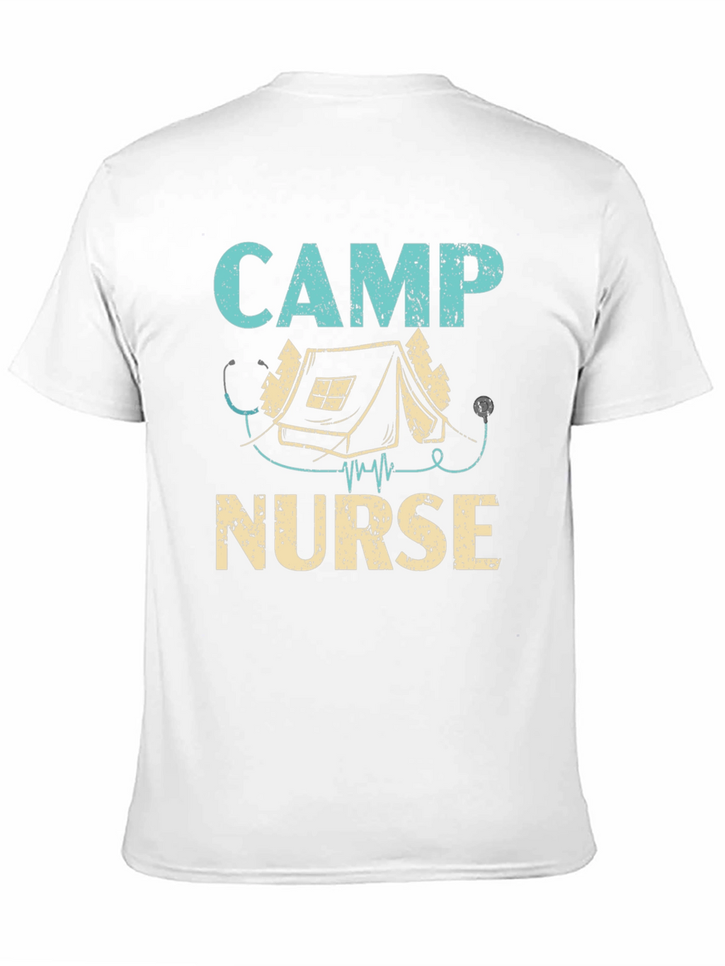 Camp Nurse T-Shirt - Camping Stethoscope