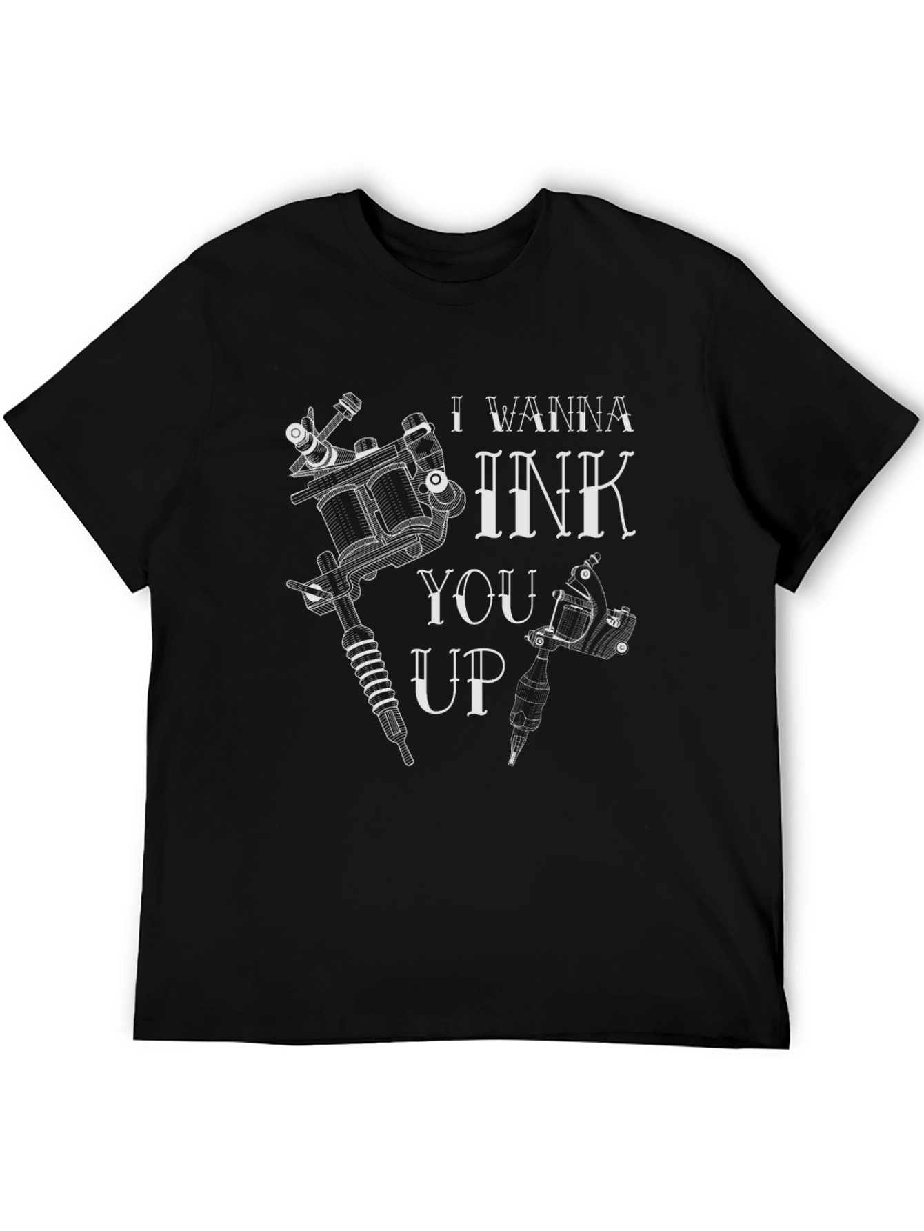 I Wanna Ink You Up Graphic T-Shirt - Black