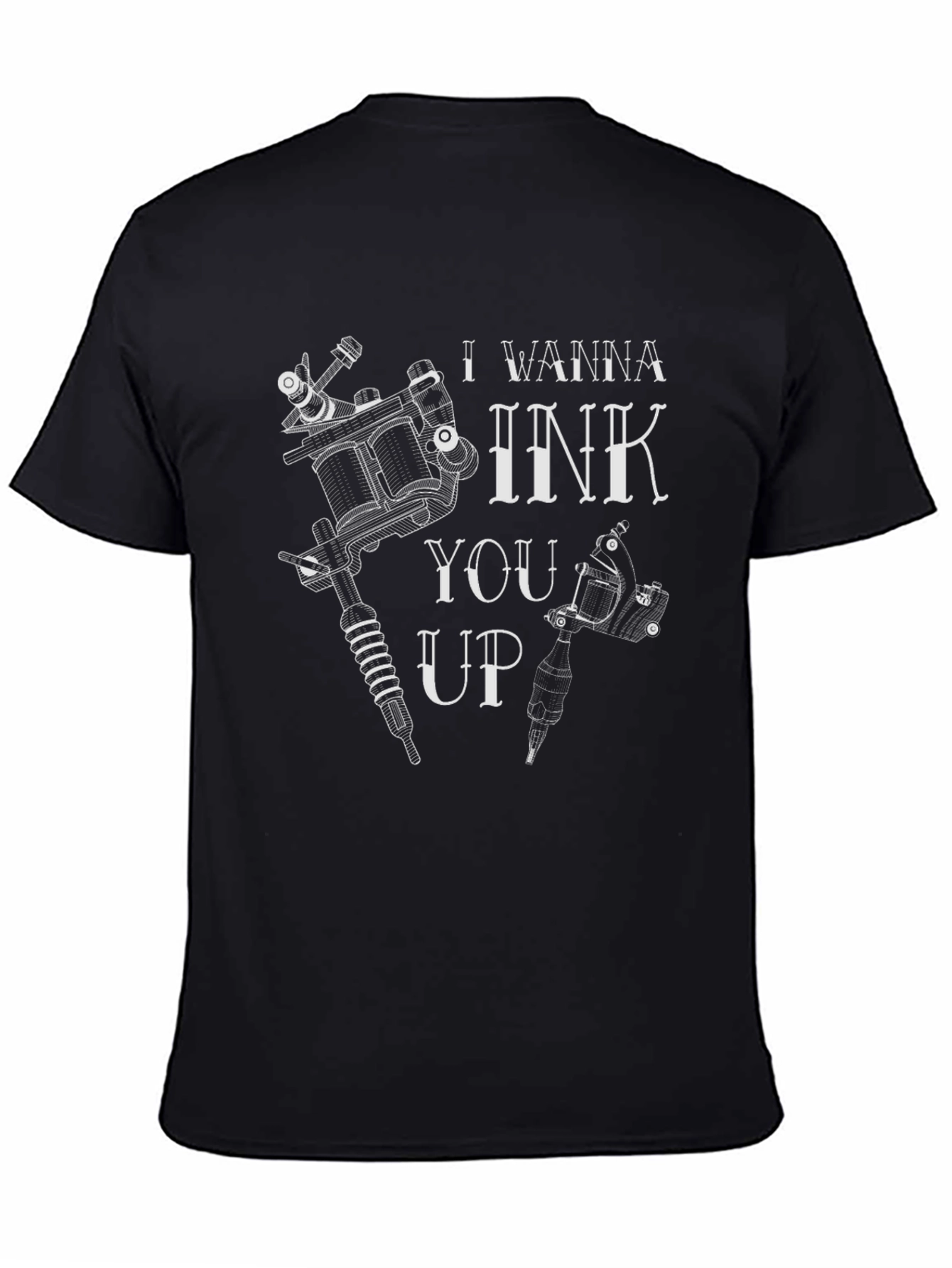 I Wanna Ink You Up Graphic T-Shirt - Black