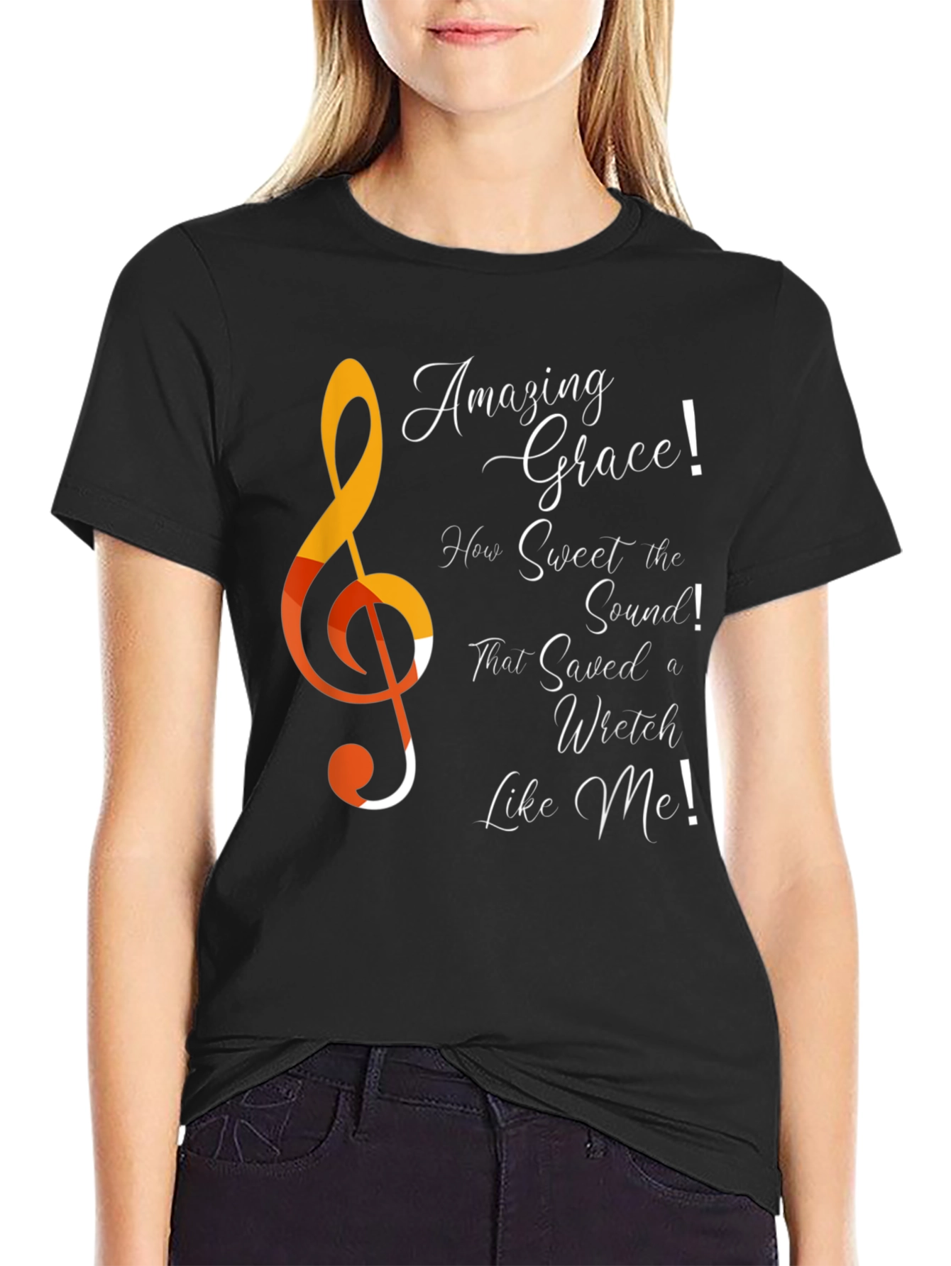 Amazing Grace T-Shirt - Christian Music Tee