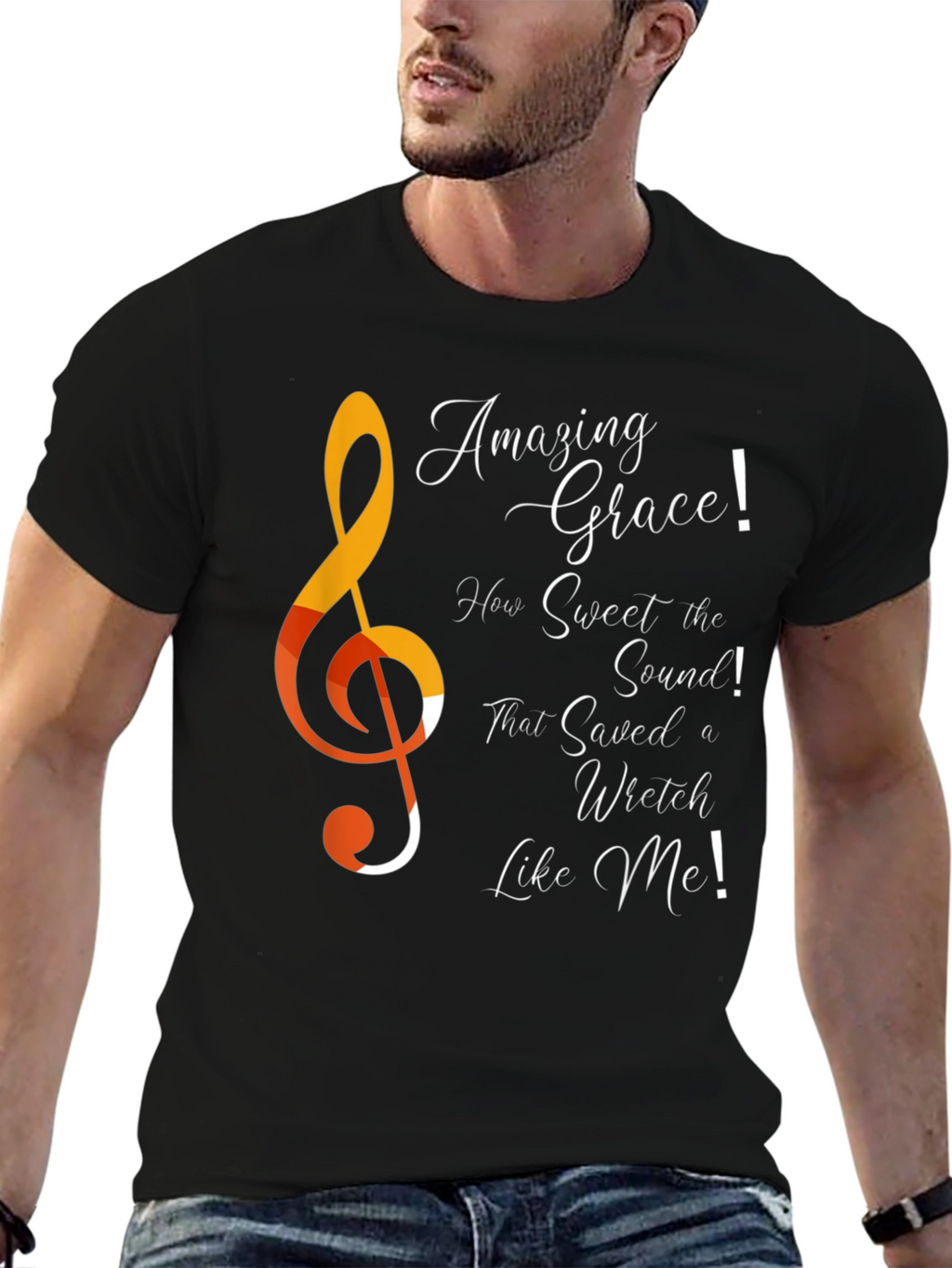 Amazing Grace T-Shirt - Christian Music Tee