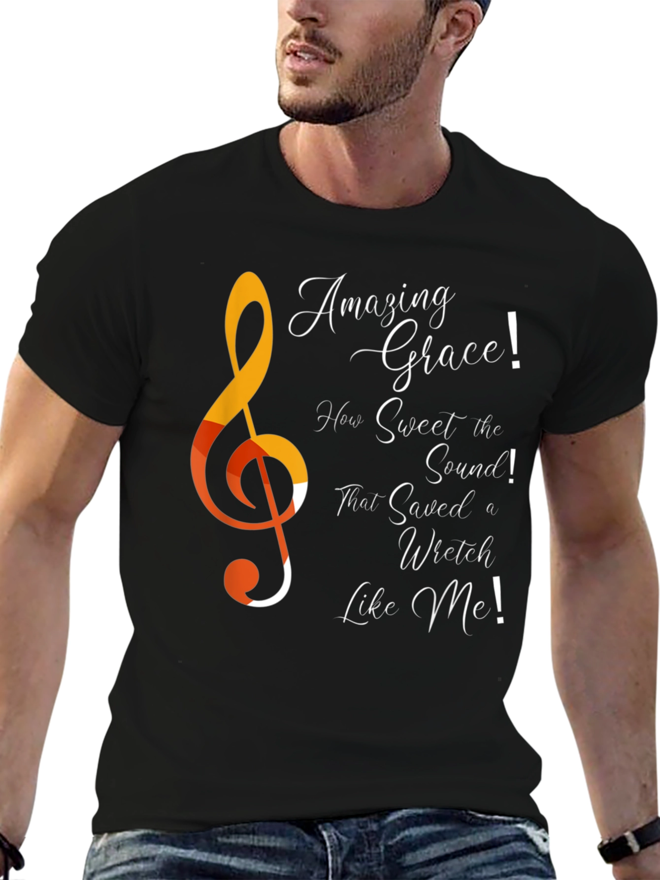 Amazing Grace T-Shirt - Christian Music Tee