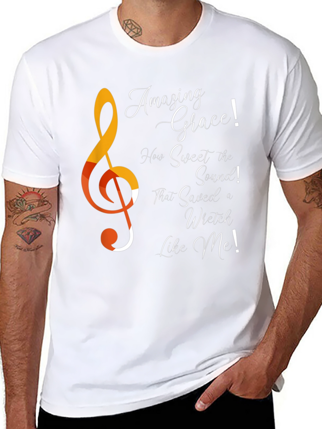 Amazing Grace T-Shirt - Christian Music Tee